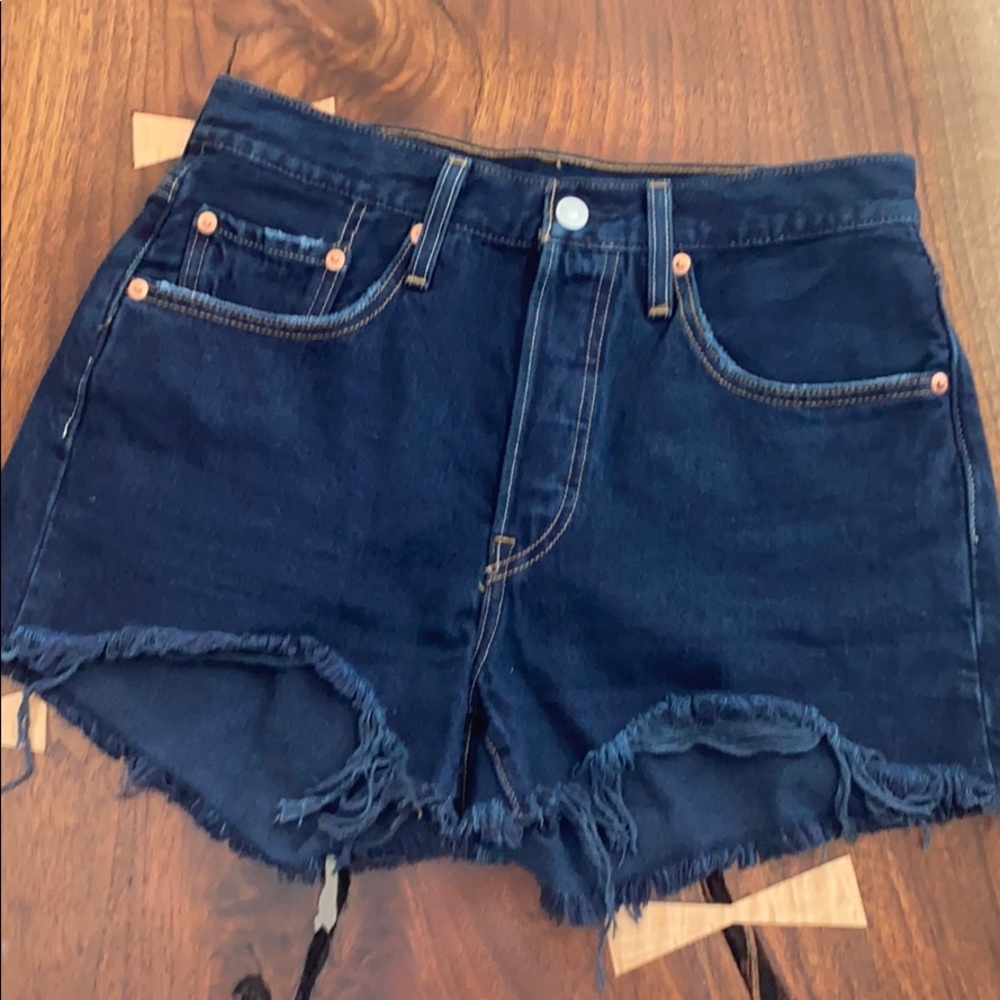 501 Levi’s Denim Shorts: Navy
